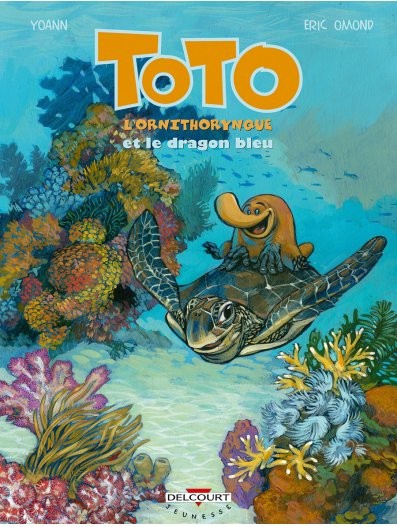 Couverture de l'album Toto l'ornithorynque Tome 8 Toto l'ornithorynque et le dragon bleu