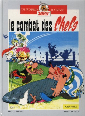 Couverture de l'album Astérix Tomes 7 et 8 Le combat des chefs / Astérix chez les bretons
