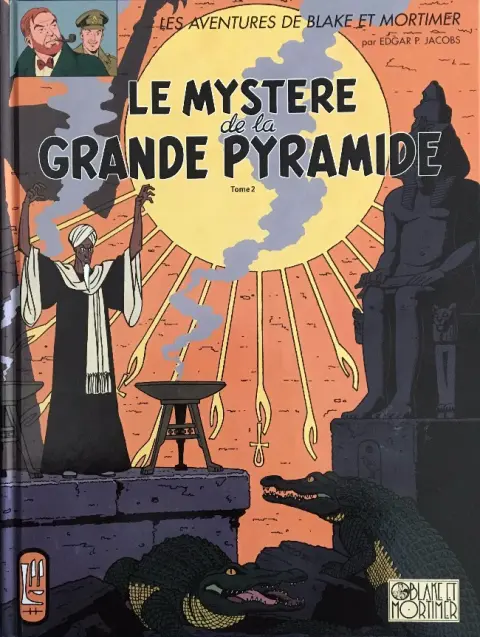Couverture de l'album Blake et Mortimer Tome 5 Le Mystère de la Grande Pyramide - Tome 2