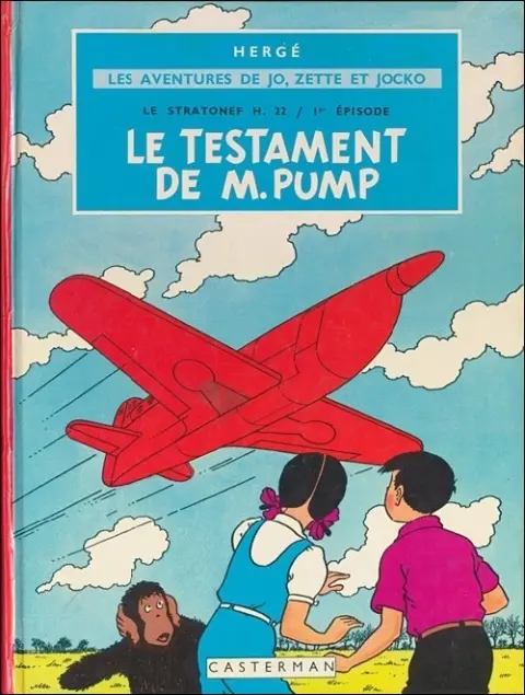 Couverture de l'album Les Aventures de Jo, Zette et Jocko Tome 1 Le testament de M. Pump