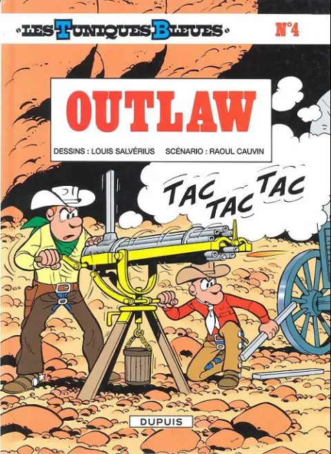 Couverture de l'album Les Tuniques Bleues Tome 4 Outlaw