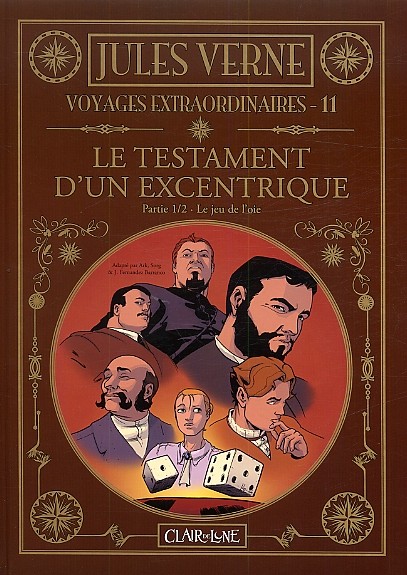 Couverture de l'album Jules Verne - Voyages extraordinaires Tome 11 Le testament d'un excentrique - Partie 1/2 - Le jeu de l'oie