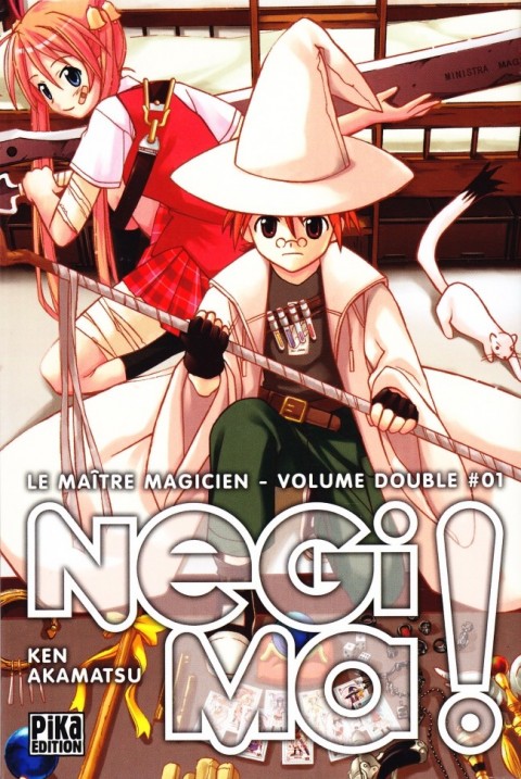 Couverture de l'album Negima ! - Le Maître Magicien Volume Double #01