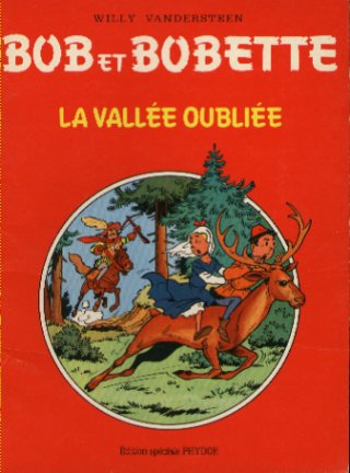 Couverture de l'album Bob et Bobette Tome 191 La Vallée oubliée