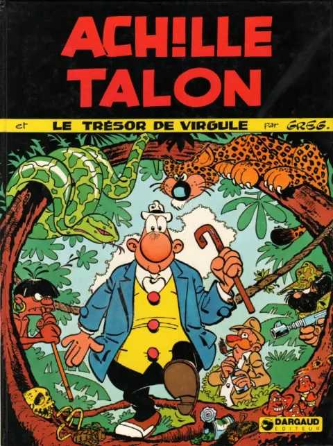 Couverture de l'album Achille Talon Tome 16 Achille Talon et le trésor de Virgule