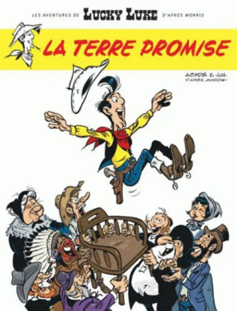 Couverture de l'album Les aventures de Lucky Luke Tome 7 La terre promise