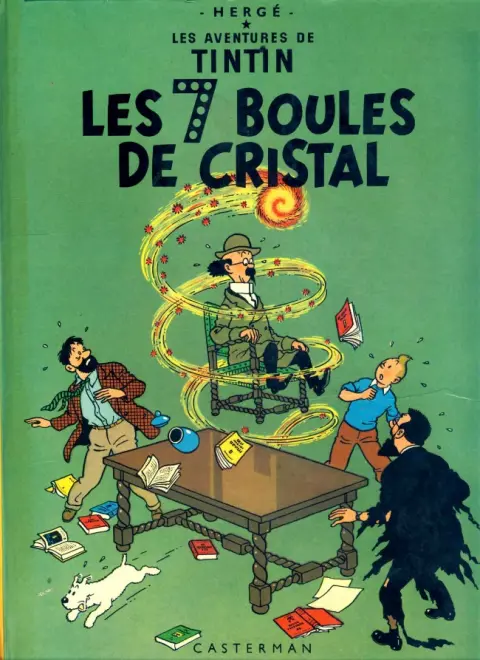 Couverture de l'album Tintin Tome 13 Les 7 boules de cristal