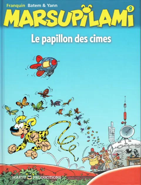 Couverture de l'album Marsupilami Tome 9 Le papillon des cimes