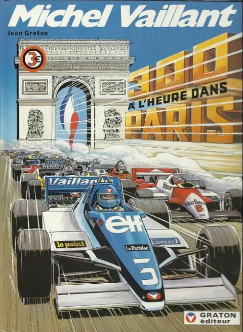 Couverture de l'album Michel Vaillant Tome 42 300 à l'heure dans Paris