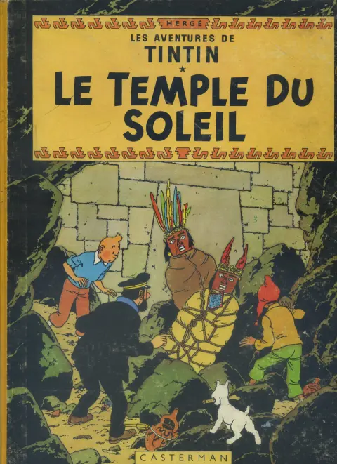 Couverture de l'album Tintin Tome 14 Le temple du soleil
