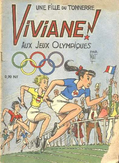 Couverture de l'album Les aventures de Viviane 4 Viviane aux Jeux Olympiques