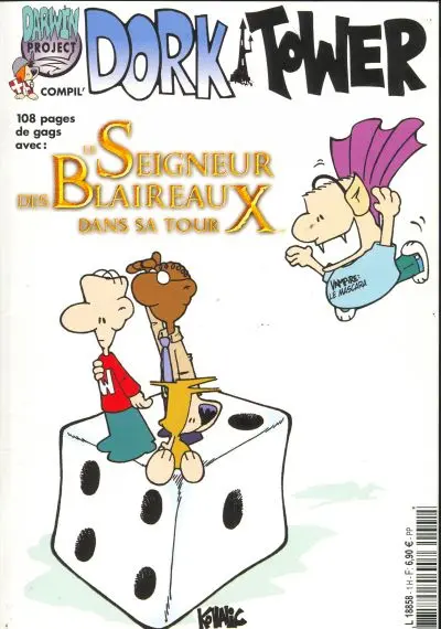 Dork tower Le Seigneur des Blaireaux dans sa tour