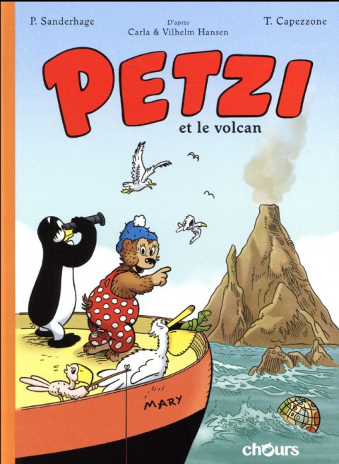 Couverture de l'album Petzi Tome 1 Petzi et le volcan