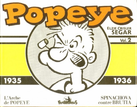 Couverture de l'album Popeye Futuropolis Vol. 2 1935/1936