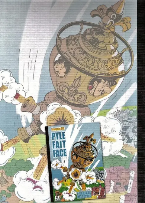 Verso de l'album Pyle fait face - et autres histoires