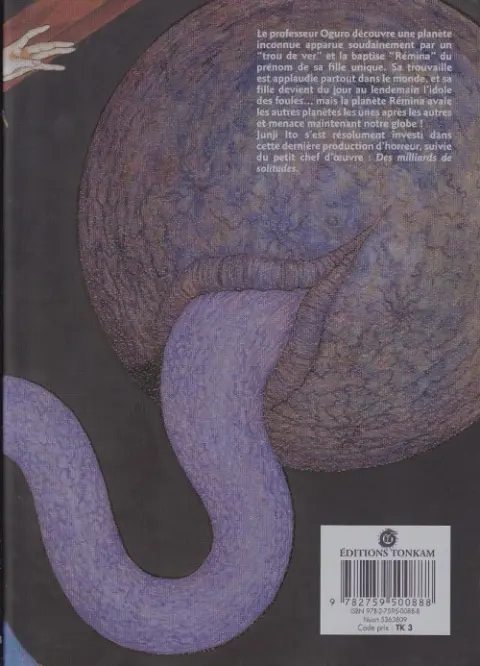 Verso de l'album Rémina La planète de l'enfer