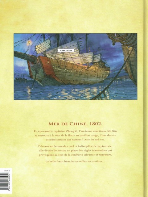 Verso de l'album Shi Xiu Reine des pirates Tome 2 Alliances