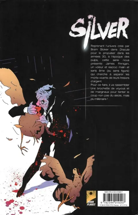 Verso de l'album Silver Tome 1 Le Trésor des vampires