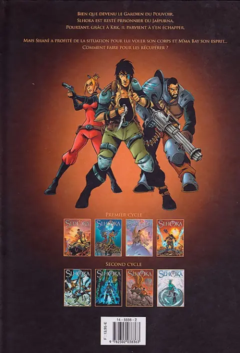 Verso de l'album Slhoka Tome 8 L'épingle des éphémères