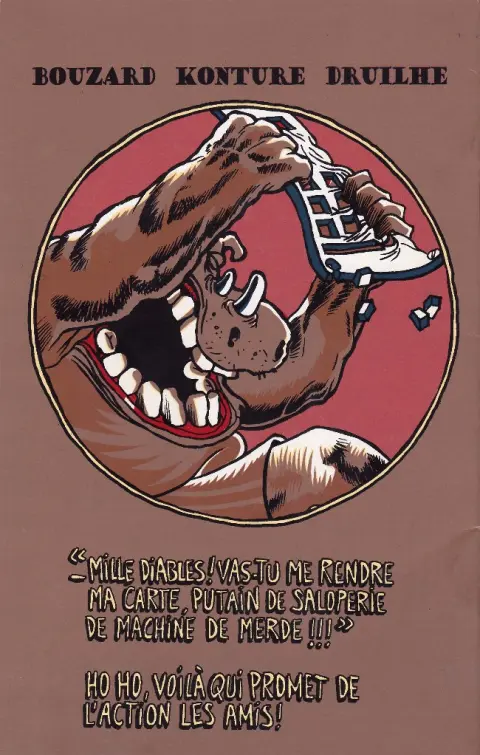 Verso de l'album Sponge comix
