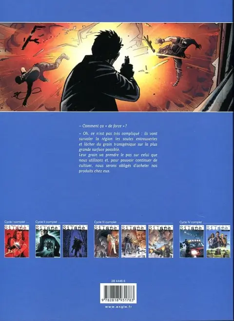 Verso de l'album Thomas Silane Tome 8 Poisons