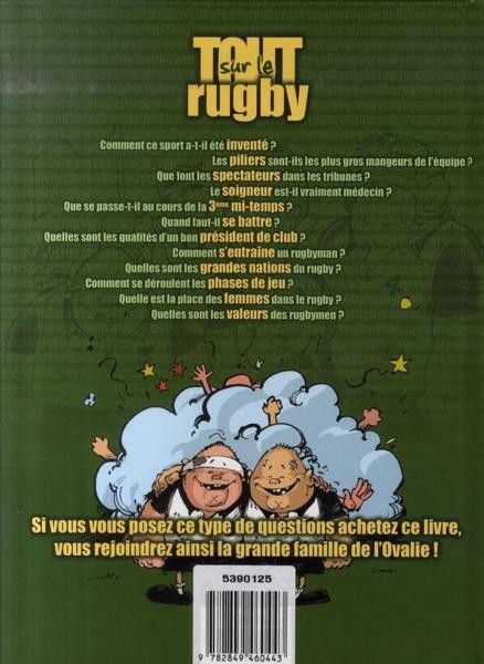 Verso de l'album Tout sur... Tome 10 Tout sur Le rugby