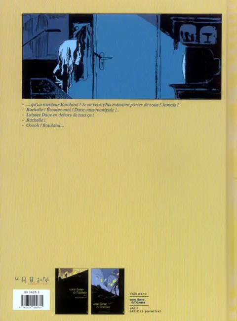 Verso de l'album Une âme à l'amer Tome 1 Akt.1