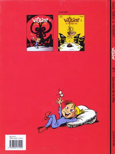 Verso de l'album Violine Tome 1 Les yeux de la tête