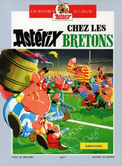 Verso de l'album Astérix Tomes 7 et 8 Le combat des chefs / Astérix chez les bretons