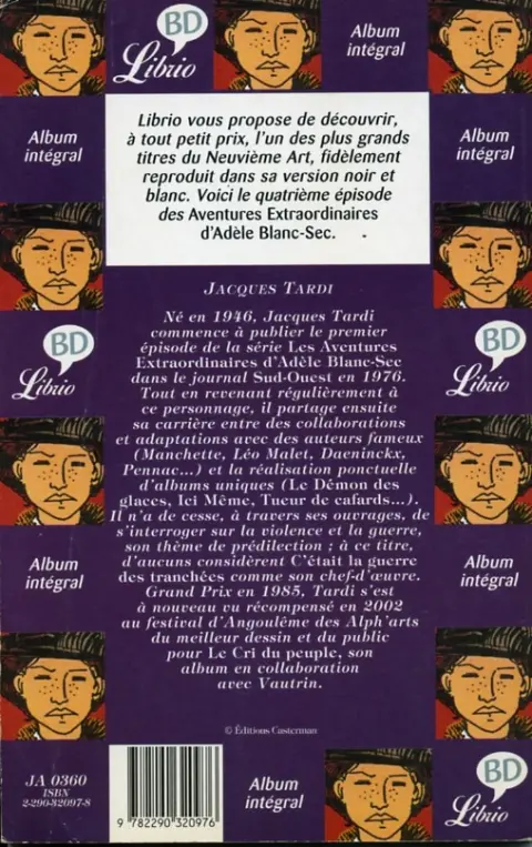 Verso de l'album Les Aventures Extraordinaires d'Adèle Blanc-Sec Tome 4 Momies en Folie