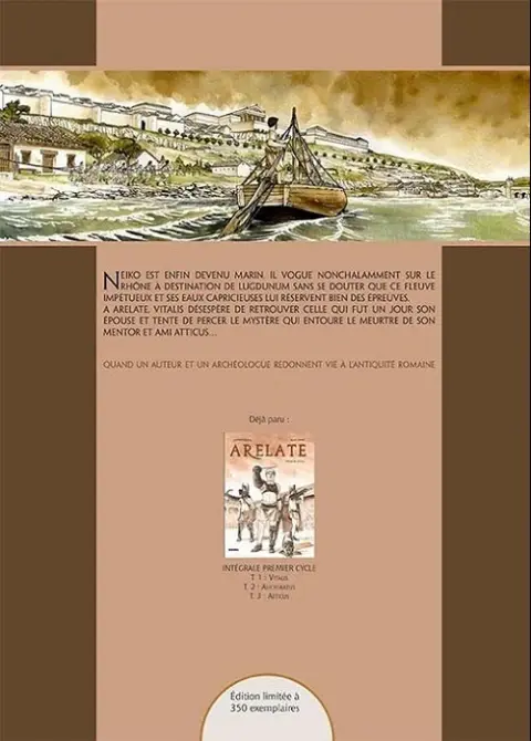 Verso de l'album Arelate Tome 4 Neiko