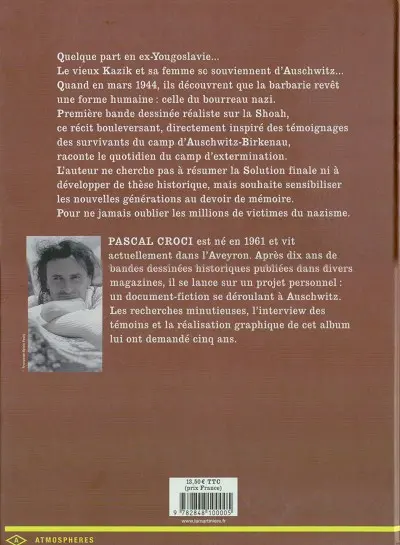 Verso de l'album Auschwitz