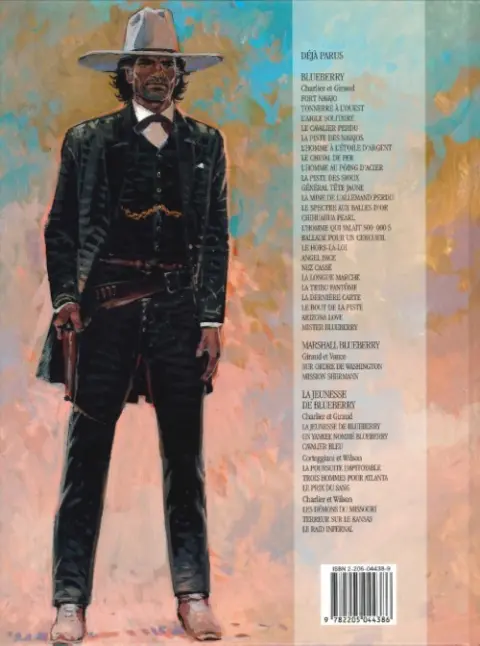 Verso de l'album Marshal Blueberry Tome 1 Sur ordre de Washington