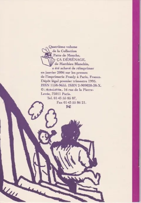 Verso de l'album Ça déménage