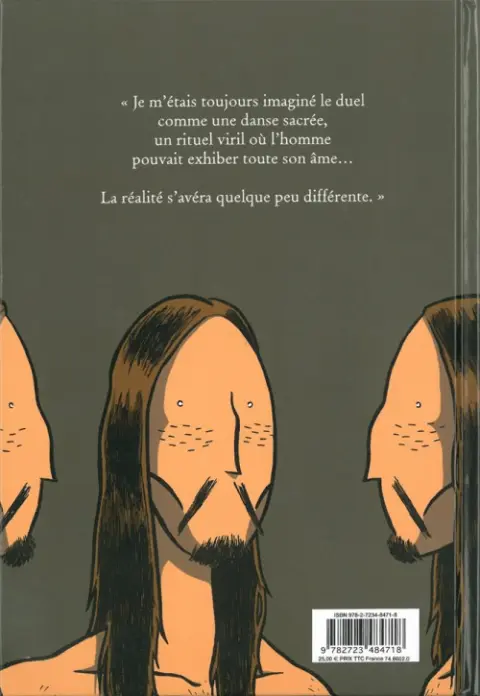 Verso de l'album D'Artagnan Journal d'un cadet