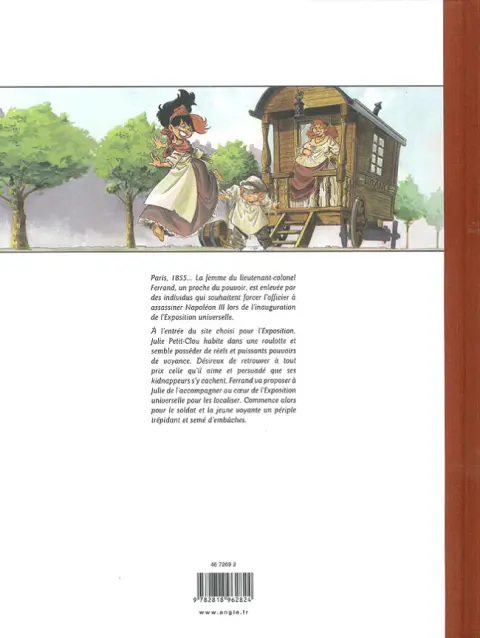 Verso de l'album La Fille de l'exposition universelle Tome 1 Paris 1855