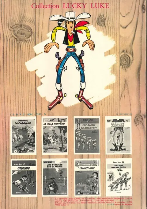 Verso de l'album Lucky Luke Tome 2 Rodéo