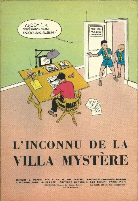 Verso de l'album La Patrouille des Castors Tome 2 Le disparu de Ker-Aven