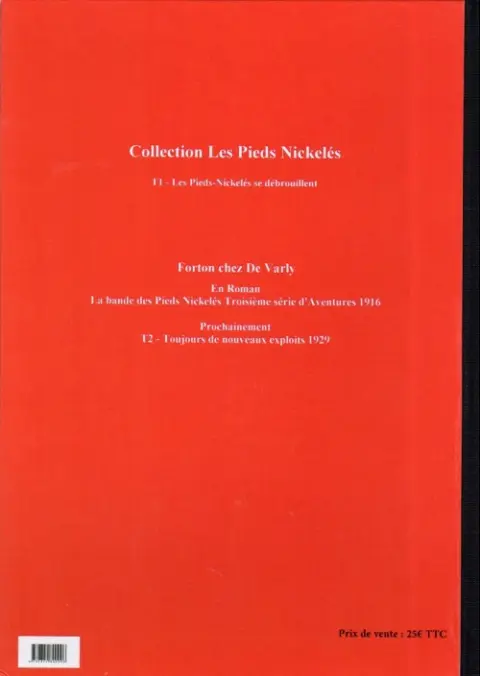 Verso de l'album Les Pieds Nickelés Tome 1 Les pieds-nickelés se débrouillent