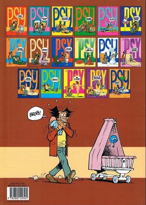 Verso de l'album Les Psy Tome 8 Areuh !