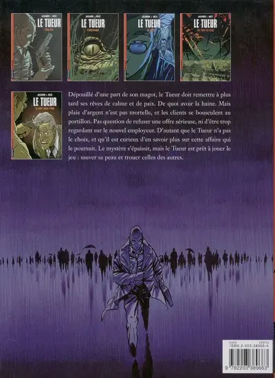 Verso de l'album Le Tueur Tome 3 La dette