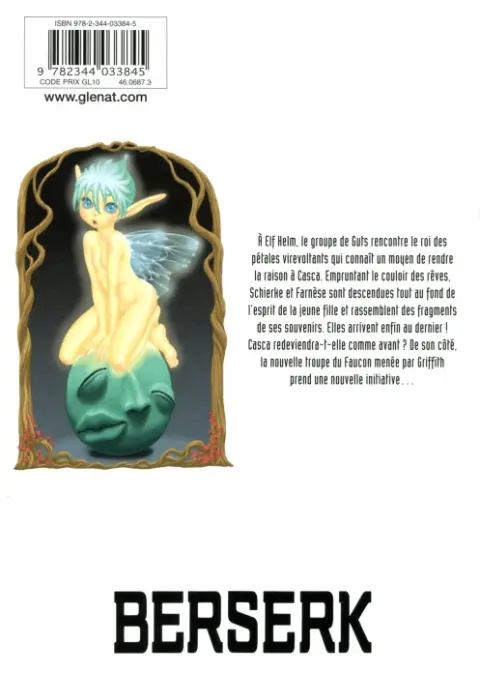 Verso de l'album Berserk 40