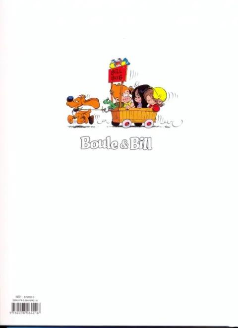 Verso de l'album Boule & Bill Tome 34 Un amour de cocker
