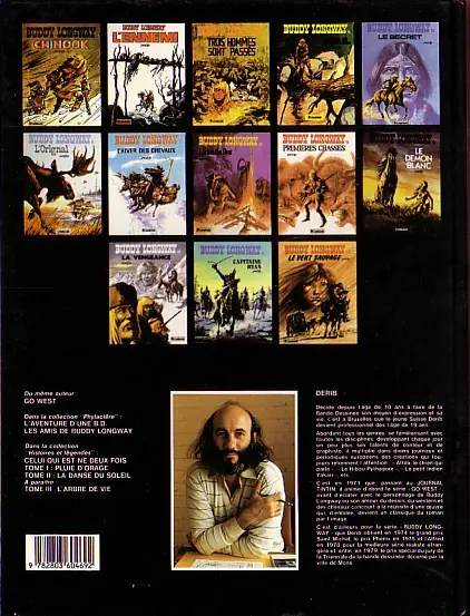 Verso de l'album Buddy Longway Tome 13 Le vent sauvage