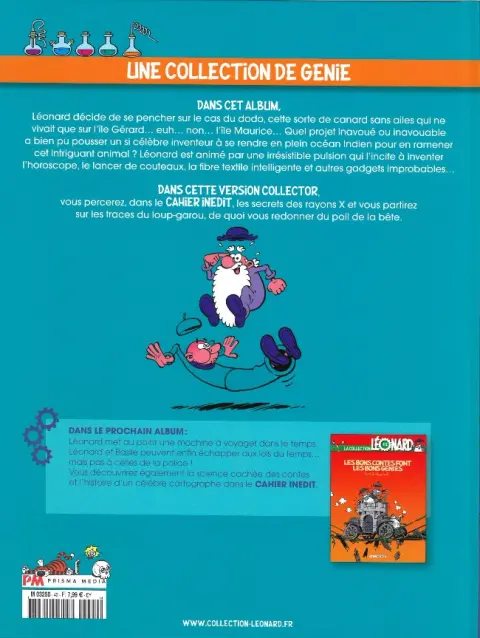 Verso de l'album La Collection Léonard Tome 42 Dodo de génie