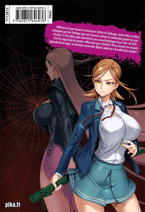 Verso de l'album Triage X 17