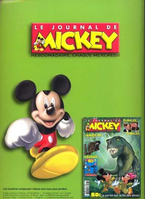 Verso de l'album Le Journal de Mickey Album N° 215