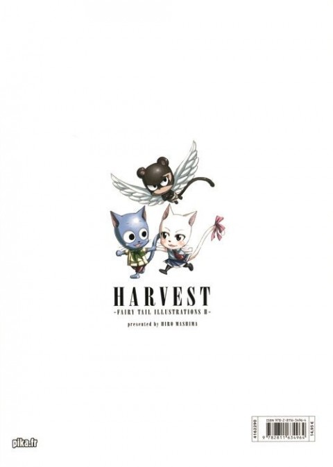 Verso de l'album Fairy Tail Harvest - Fairy Tail Illustrations II