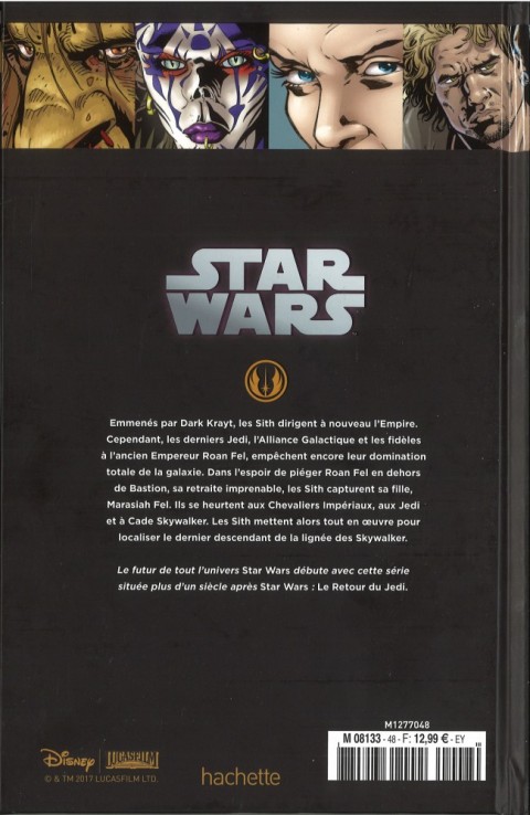 Verso de l'album Star Wars - Légendes - La Collection Tome 48 Star Wars Legacy - II. Question de Confiance