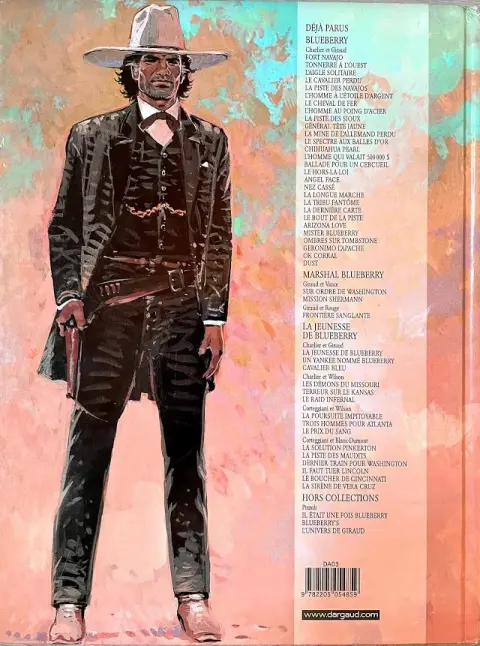 Verso de l'album Blueberry Tome 21 La dernière carte
